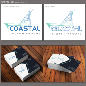 Logo Design by kulvinder2779 for Coastal Custom Towers | Design #24653018