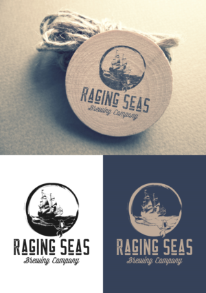 Raging Seas Brewing Company | Logo Design by ACK Design