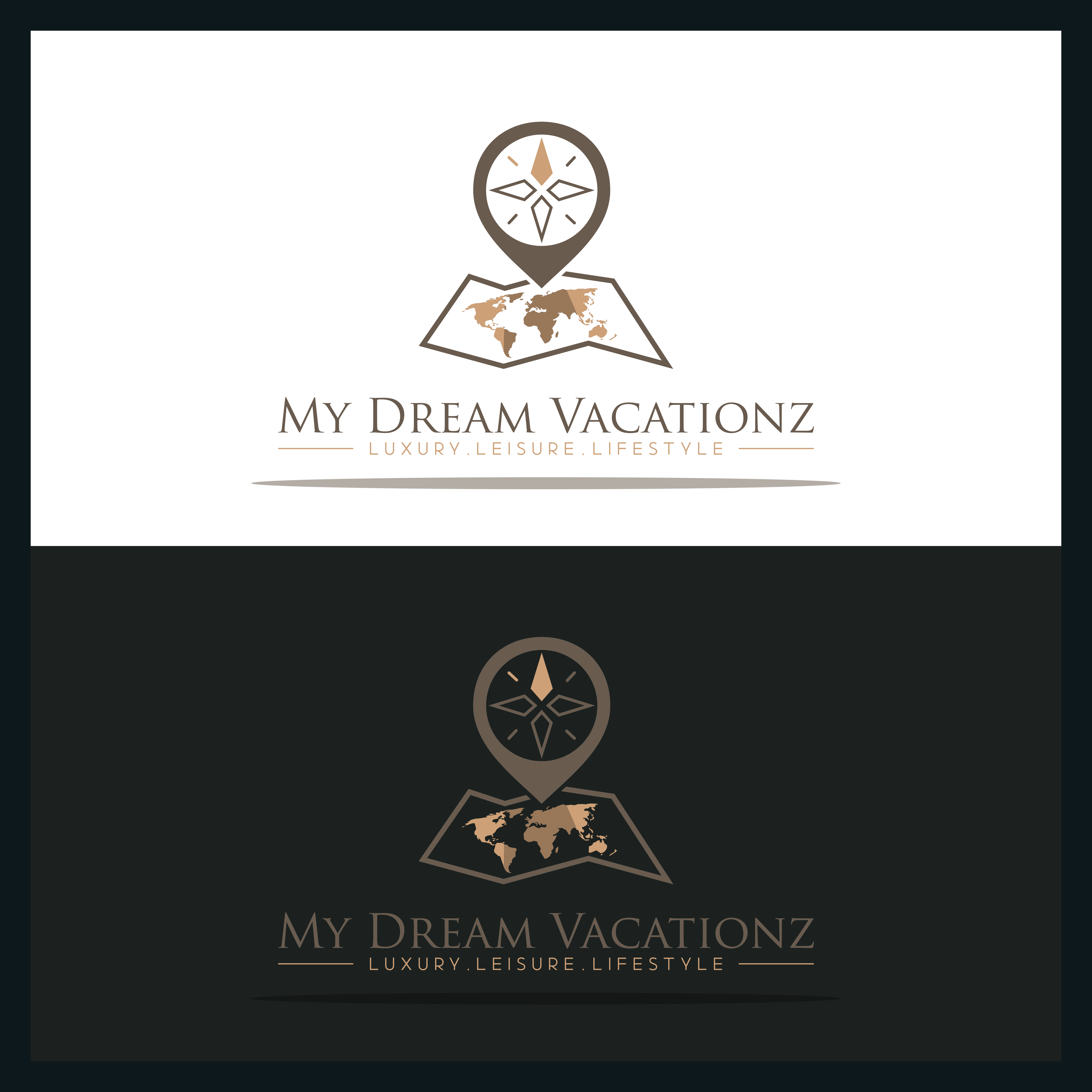 Logo Design by Fajar Purnama 2 for MyDreamVacationz | Design #24614012