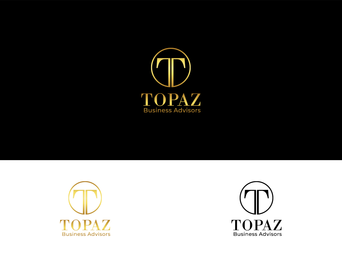 Logo-Design von Slant Line Media für Topaz Business Advisors | Design #24591882
