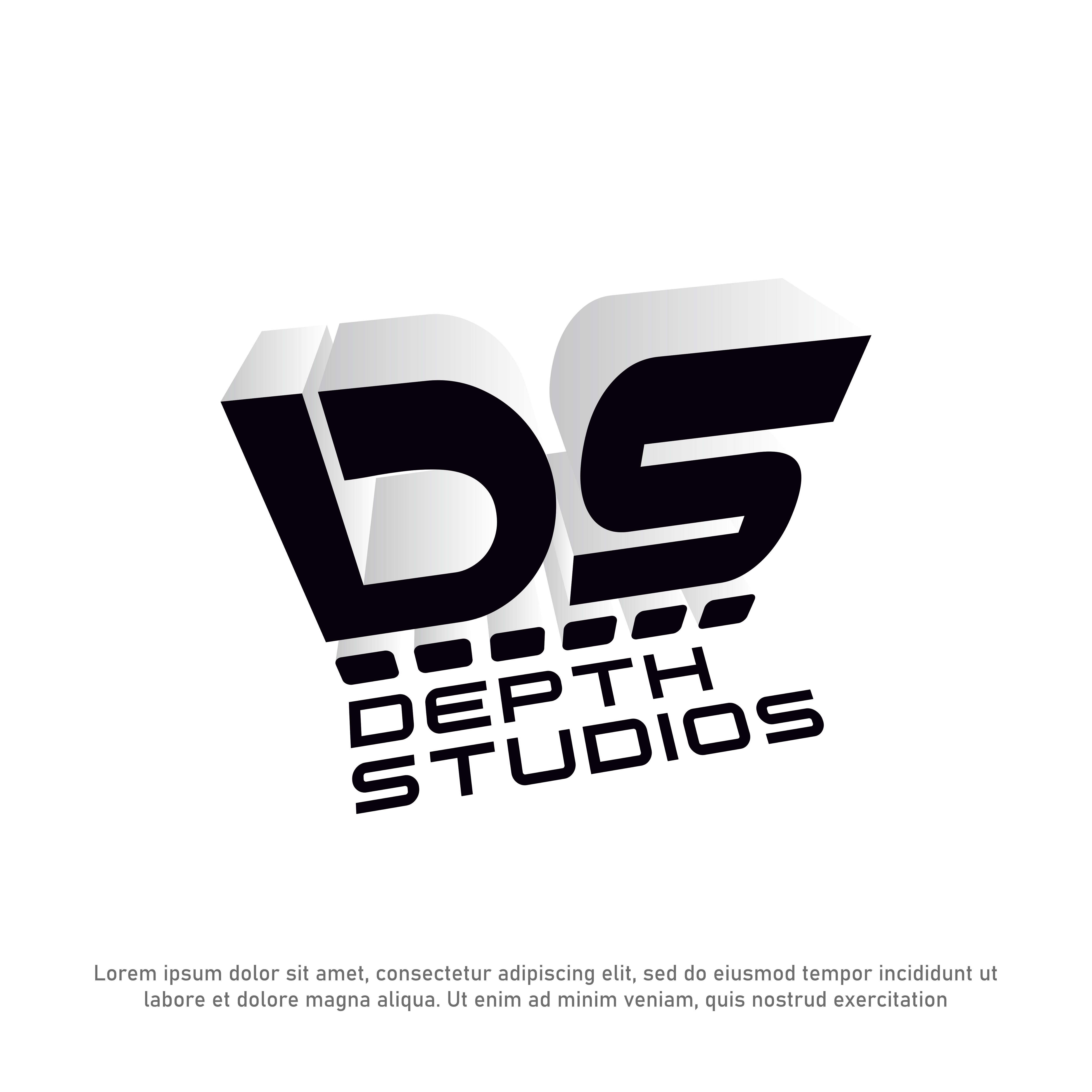 Logo Design by 4AD for Depth Studios post productions | Design #24650357