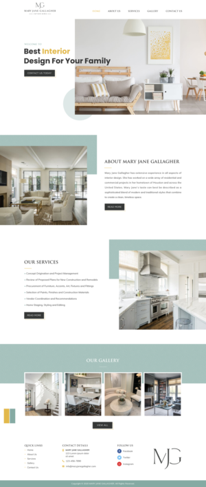 Website for an interior designer | Web Design par Creative Design