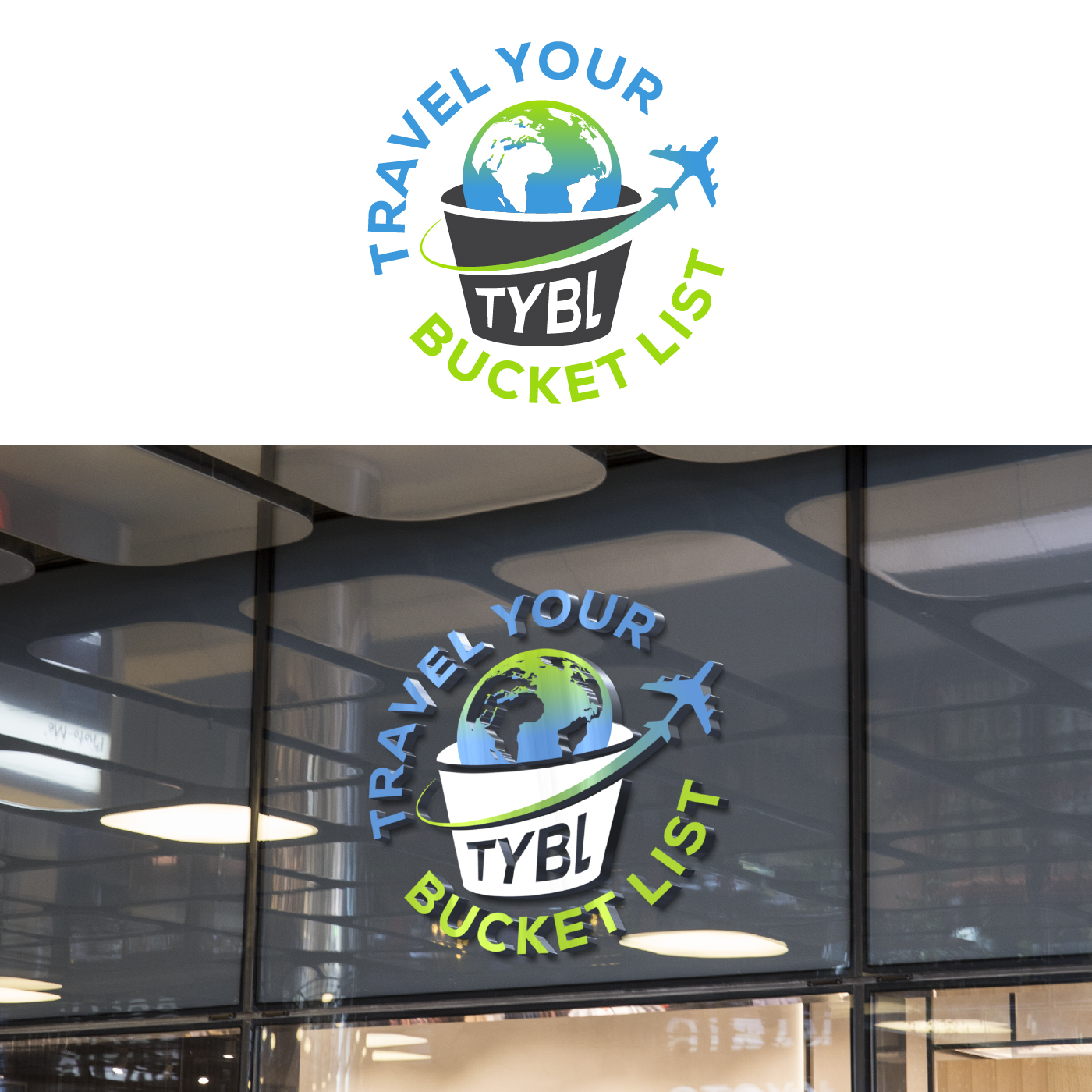Logo Design by sangeloenriquez for Travel your bucket list | Design #24595239