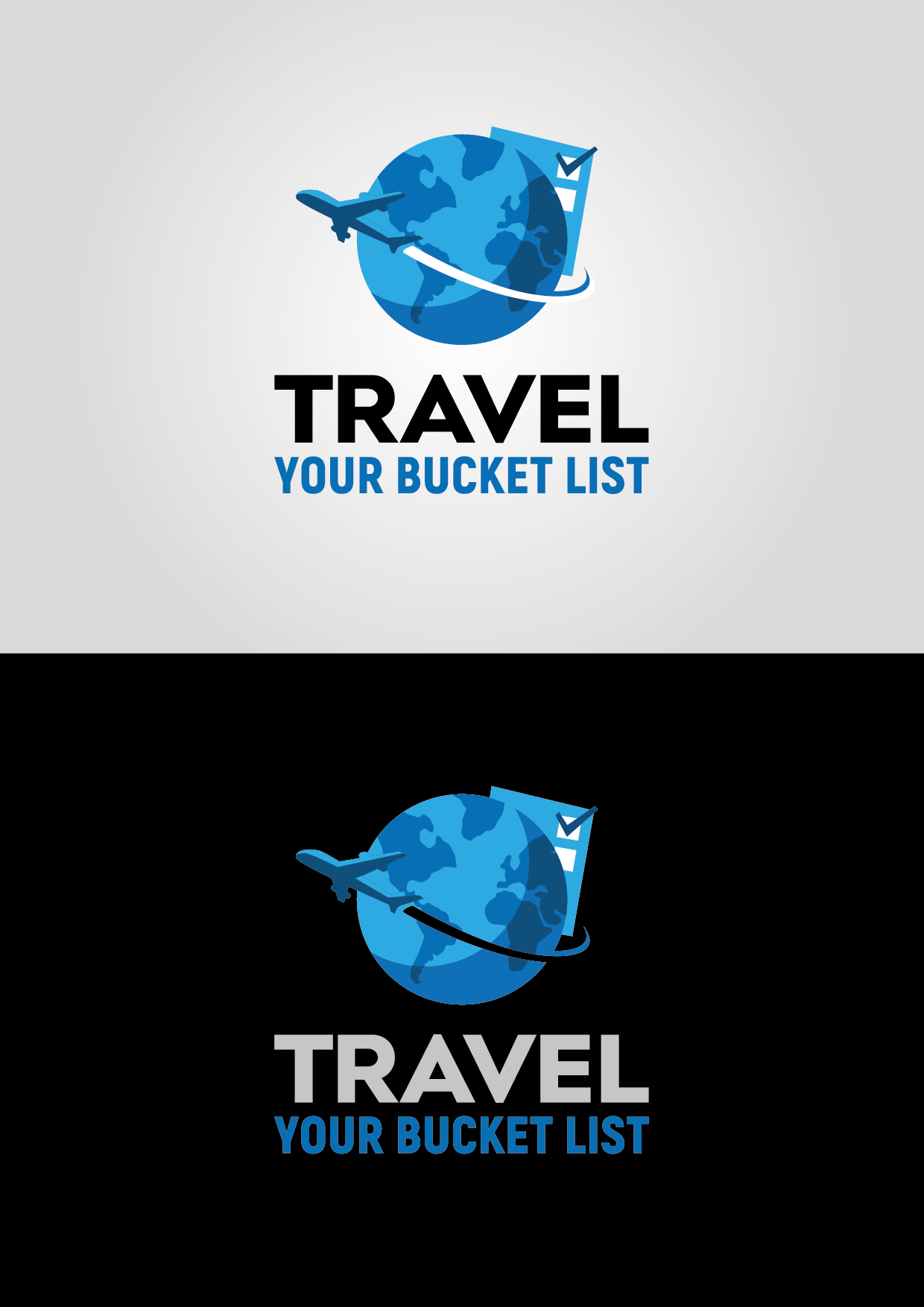 Diseño de Logo por grrssn para Travel your bucket list | Diseño #24595358