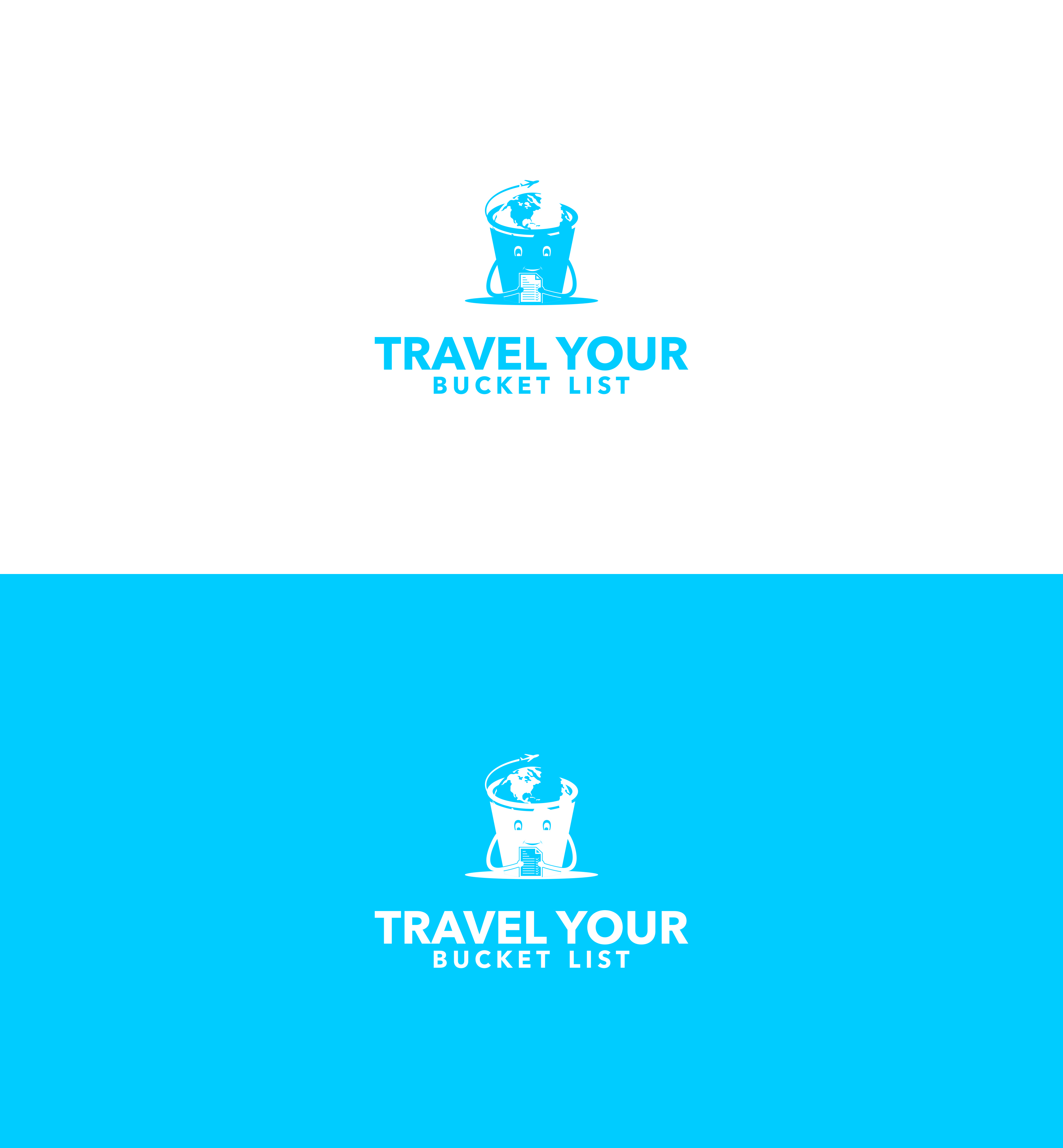 Logo Design by Vickysohal for Travel your bucket list | Design #24597996
