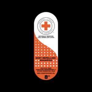 ORANGE CROSS LICE REMOVAL labels | Label Design by Graphic Bricks