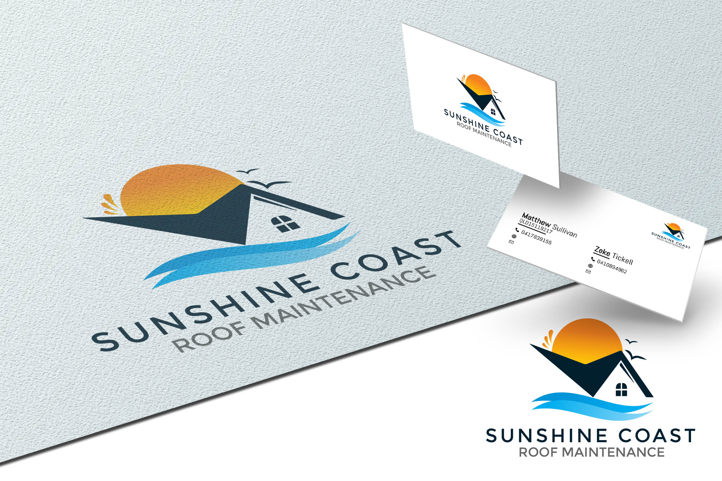 Logo Design by luay for Saltwater Roofing | Design #24596782