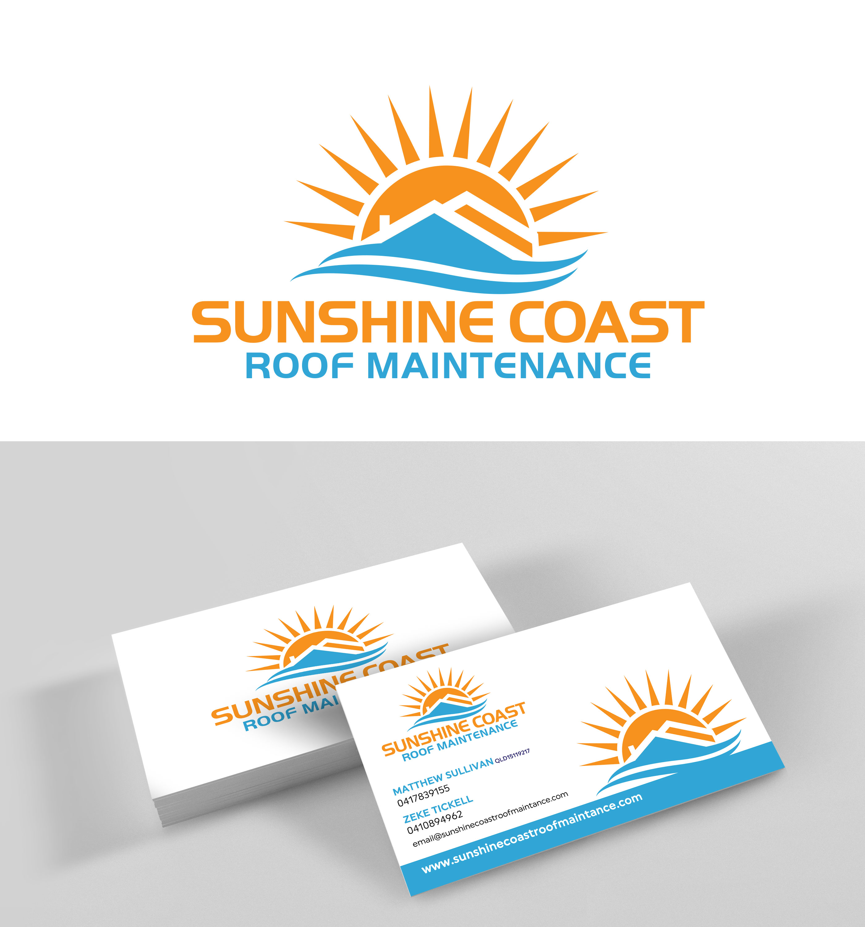 Logo Design by sherman for Saltwater Roofing | Design #24597394