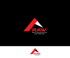 Design de Logo par saulogchito pour RAW Roof Restoration & Gutters | Design : #24637158