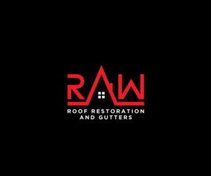 Design de Logo par saulogchito pour RAW Roof Restoration & Gutters | Design : #24640233