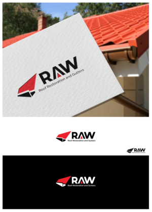 Design de Logo par goranvisnjic82 pour RAW Roof Restoration & Gutters | Design : #24606514