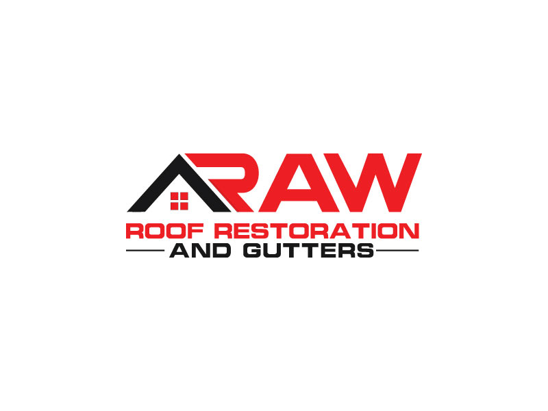 Design de Logo par the majestic design pour RAW Roof Restoration & Gutters | Design #24618510