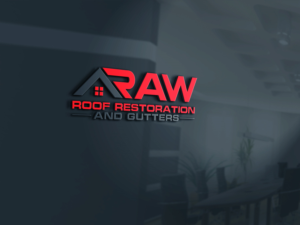 Design de Logo par the majestic design pour RAW Roof Restoration & Gutters | Design : #24618511