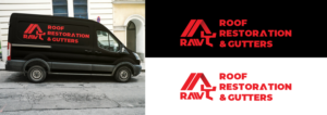 Logo Design by P.J for RAW Roof Restoration & Gutters | Design: #24663703