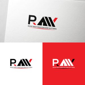 Design de Logo par Gambar Drips pour RAW Roof Restoration & Gutters | Design #24606753
