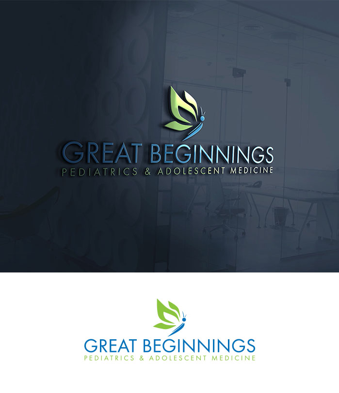 Diseño de Logo por Aliqa Design para Great Beginnings Pediatrics & Adolescent Medicine, APMC | Diseño #24603639