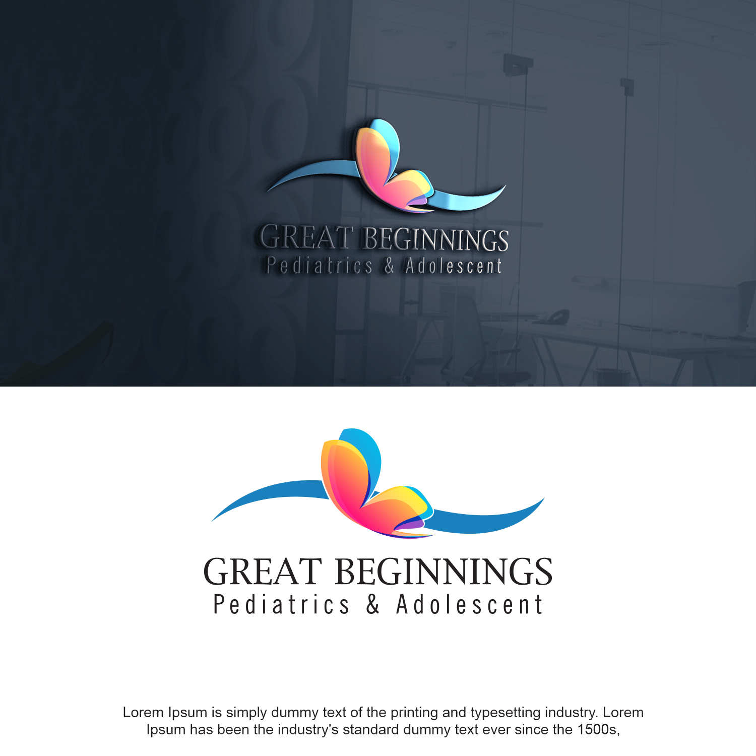 Diseño de Logo por cahayafatimah para Great Beginnings Pediatrics & Adolescent Medicine, APMC | Diseño #24602148