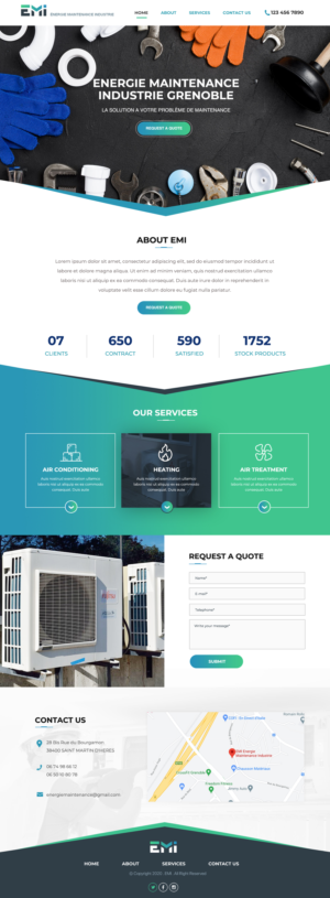 Web Design par Blue Spparow pour ce projet | Design #25466923