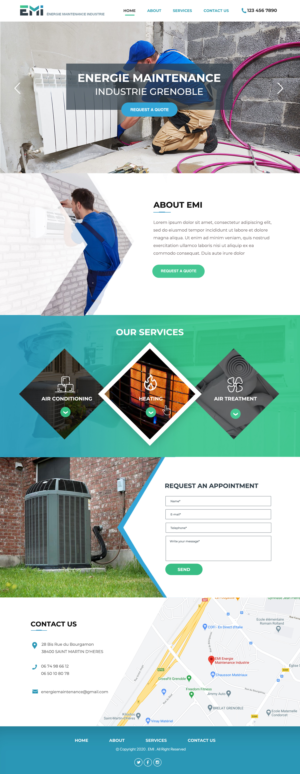 Web Design by Blue Sparrow for this project | Design: #25467277