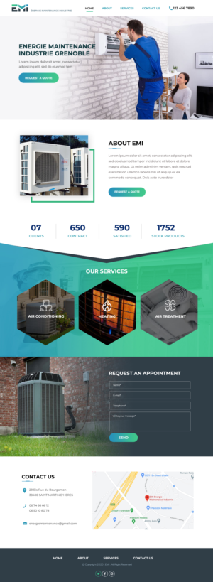 Web Design by Blue Sparrow for this project | Design: #25467279