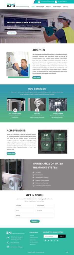 Web Design by pb for this project | Design: #25446028