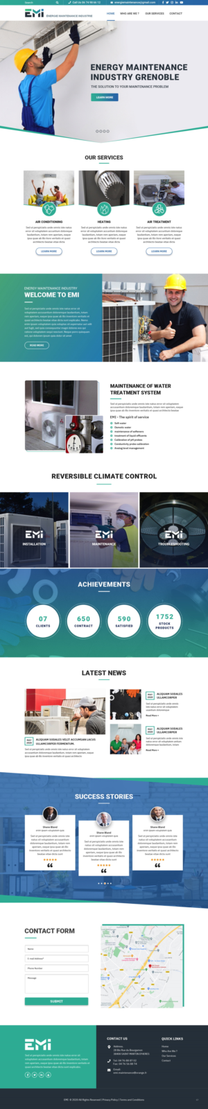 Web Design by pb for this project | Design: #25446059