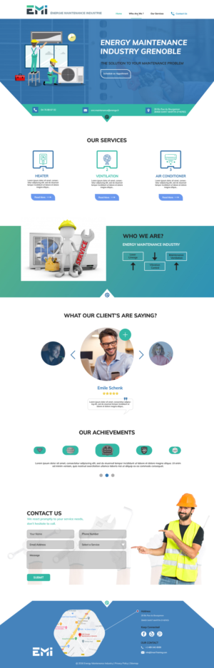 Web Design par webric pour ce projet | Design #25486475