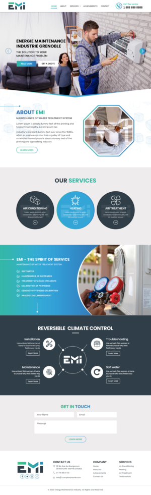 Web Design by Shijo John for this project | Design: #25473506
