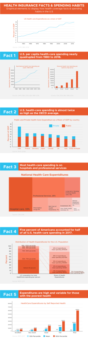 Health insurance Facts Infographic | Infographic Design by Rickyy