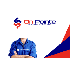 On Pointe Plumbing & Mechanical | Diseño de Logo por Ng V Duc