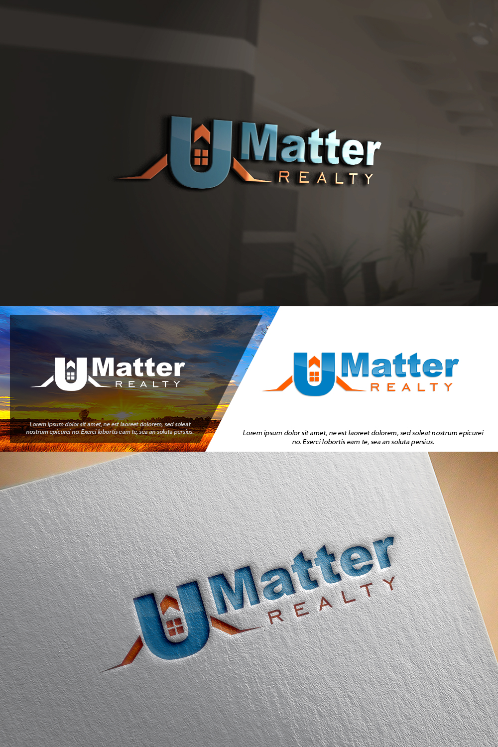 Logo Design by damian for U Matter Realty | Design #24602369