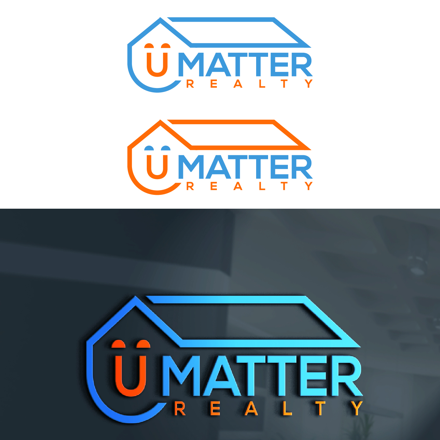 Logo Design by sangeloenriquez for U Matter Realty | Design #24606853