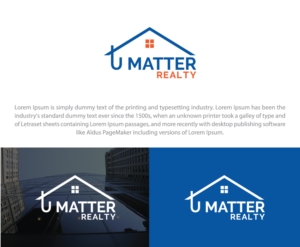 Logo Design by R.design for U Matter Realty | Design: #24602758