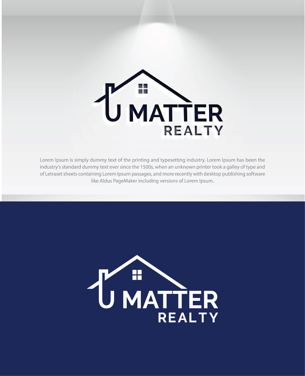 Logo Design by R.design for U Matter Realty | Design #24605048