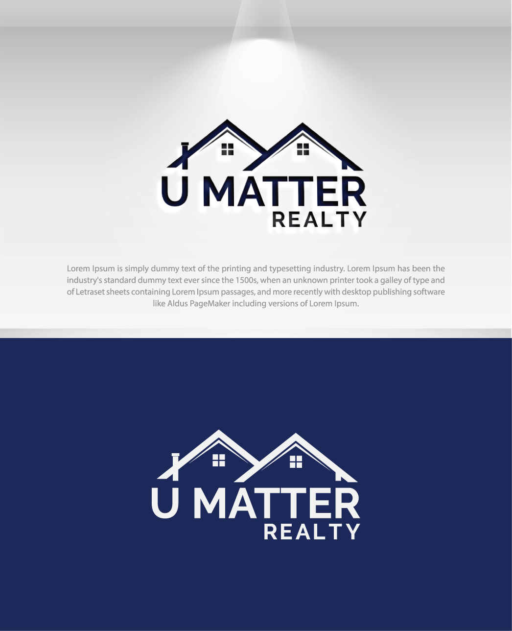 Logo-Design von R.design für U Matter Realty | Design #24605262