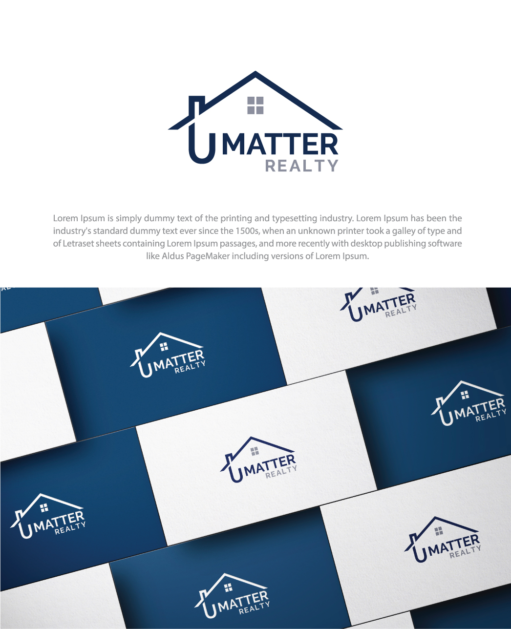 Logo-Design von R.design für U Matter Realty | Design #24605341