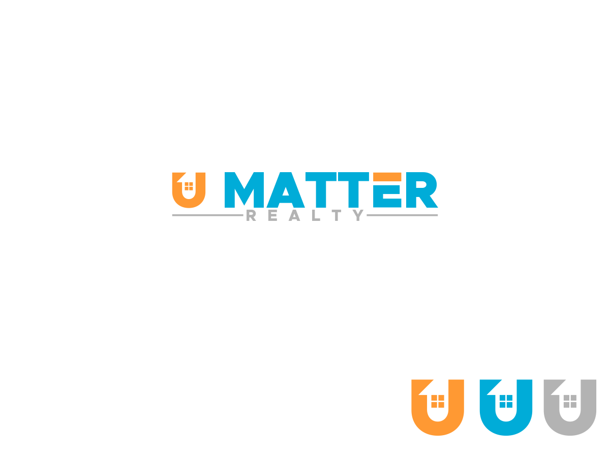 Logo Design by Kornelius - Lahalah for U Matter Realty | Design #24601952