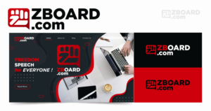 zboard | Logo Design by adjeiiBlack
