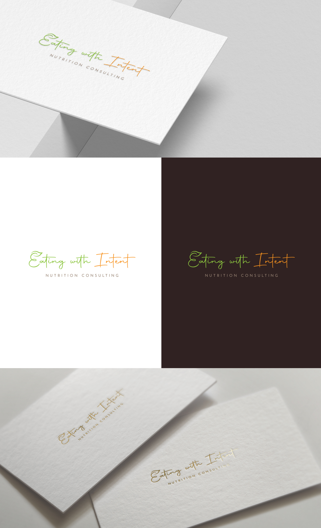 Logo Design by GLDesigns for Eating with Intent, LLC | Design #24609071