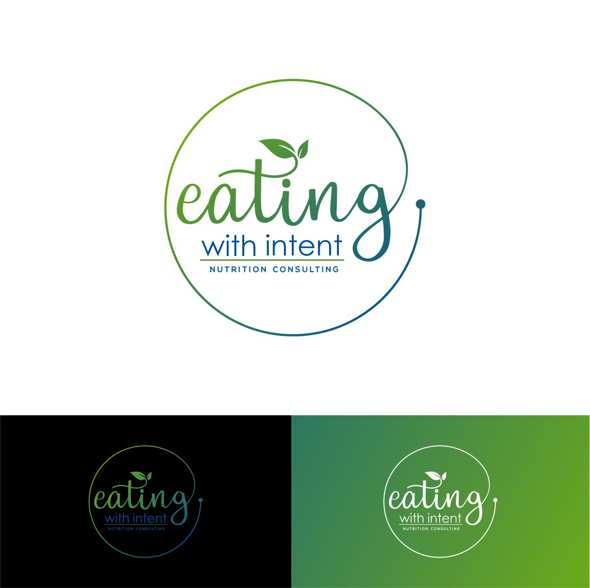Logo-Design von jollydesigner123 für Eating with Intent, LLC | Design: #24641986