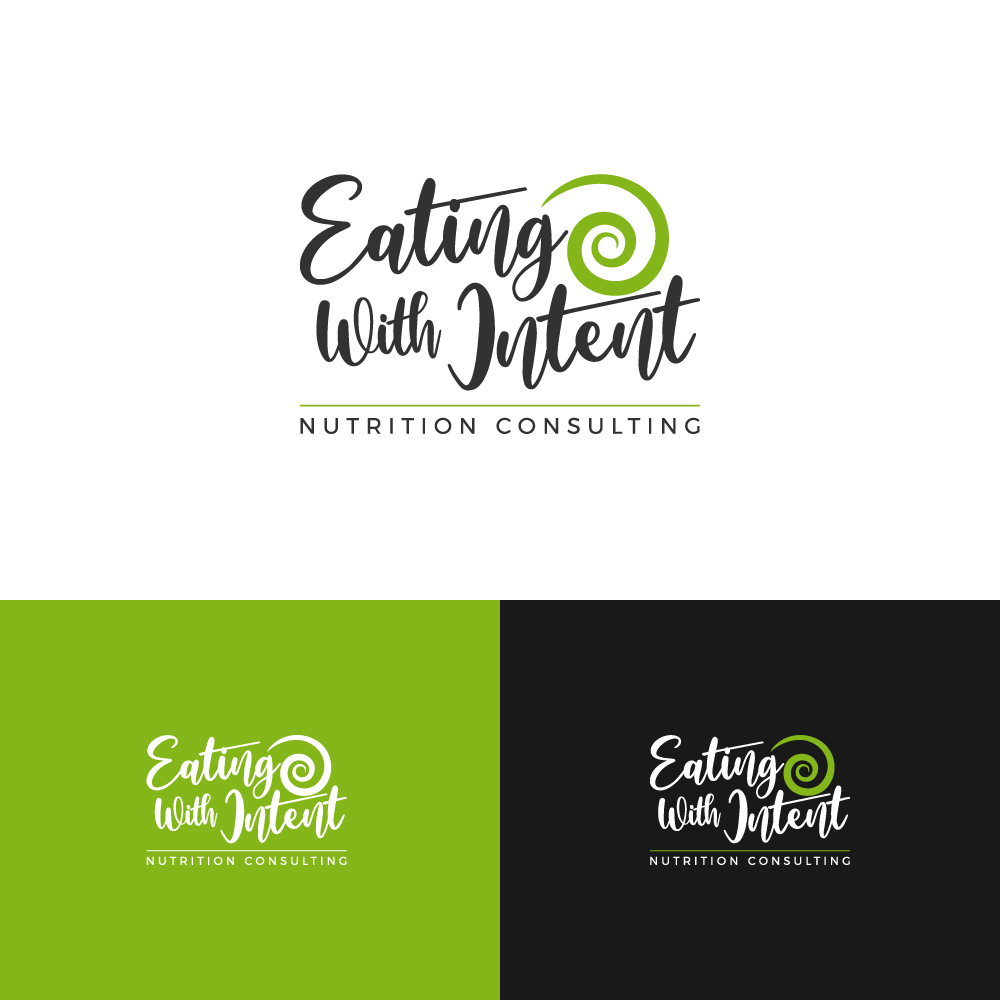 Logo Design by Gisella Guzmán for Eating with Intent, LLC | Design #24618651