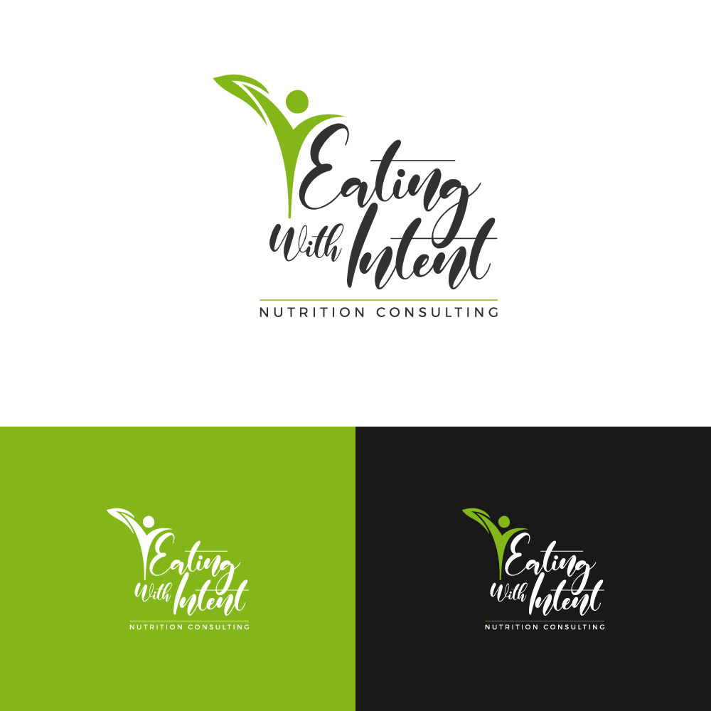 Logo Design by Gisella Guzmán for Eating with Intent, LLC | Design #24619900