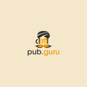 pub.guru (maybe tagline: effortless all-in-one order and delivery management designed BY publicans, FOR publicans | Logo Design by anizonestudio