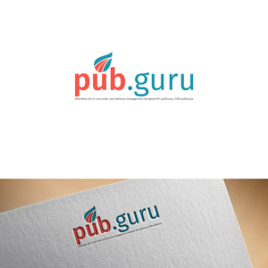 pub.guru (maybe tagline: effortless all-in-one order and delivery management designed BY publicans, FOR publicans | Logo Design by DesignDUO