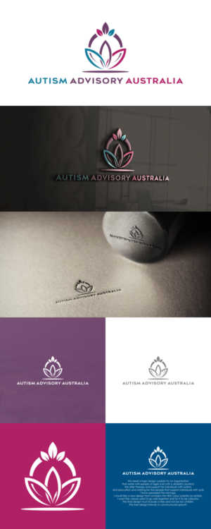 Autism Advisory Australia | Logo Design by Angkasa Official