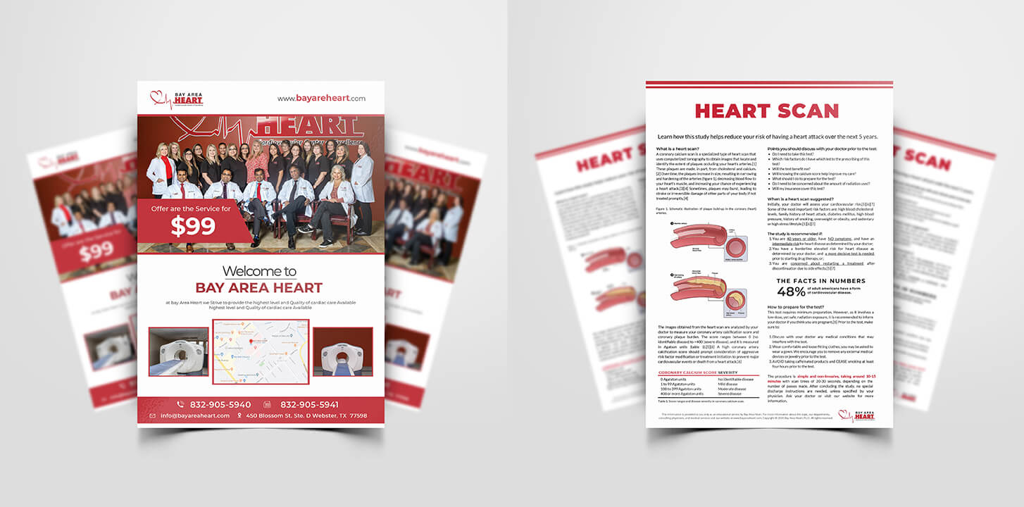 Diseño de Flyer por Gexton para Bay Area Heart | Diseño #24613522