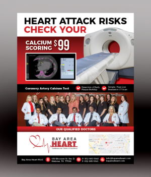 Flyer Design by rkailas for Bay Area Heart | Design: #24612122