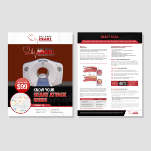 Flyer Design by Deepak_9_Malhotra for Bay Area Heart | Design: #24613407