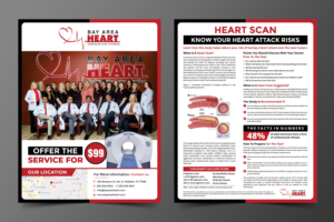 Clinic Flyer for new Calcium Scoring Services | Flyer Design by ecorokerz