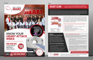 Flyer Design by SAI DESIGNS for Bay Area Heart | Design: #24617701